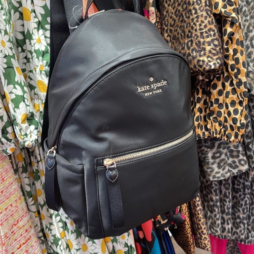 Kate Spade Chelsea Medium Backpack Black - Picture 16 of 16